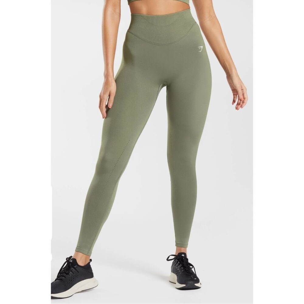 Gymshark Green High-Waisted Leggings